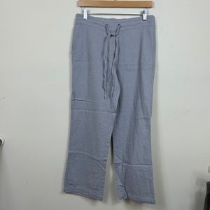 For Cynthia	Pants	Gray	Wide Leg 55% Linen	Size	Small